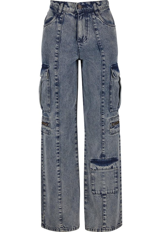 URBAN CLASSICS Cargohose Urban Classics Ladies Loose Utility Denim Pants (1-tlg) von URBAN CLASSICS
