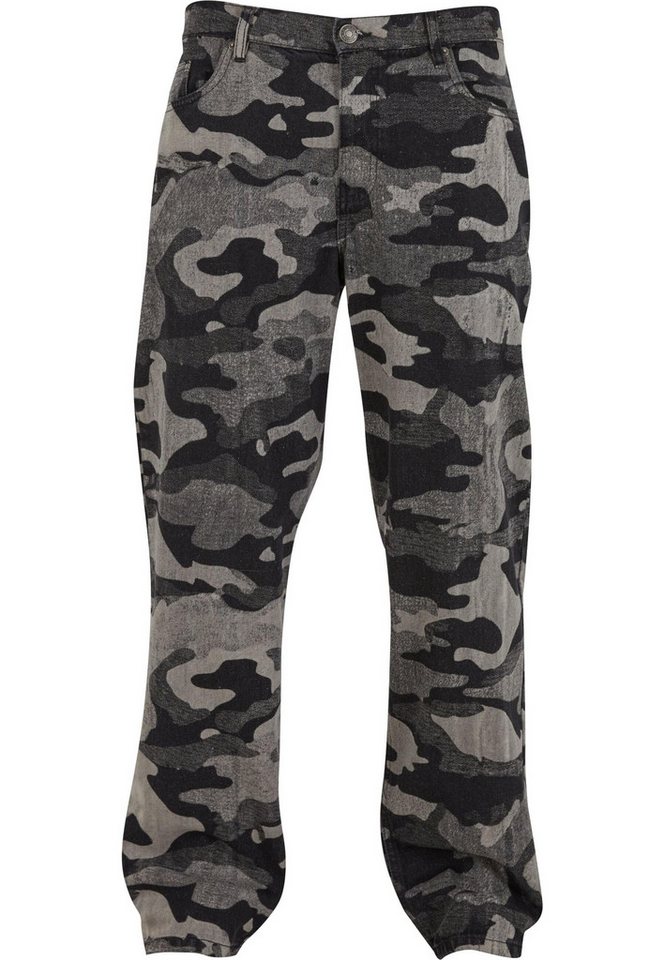 URBAN CLASSICS Cargohose Urban Classics Laser Camo Printed Jeans (1-tlg) von URBAN CLASSICS