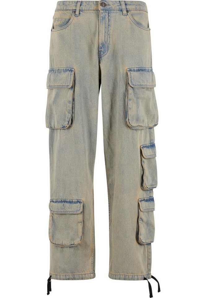 URBAN CLASSICS Cargohose Urban Classics Multi Pocket Denim Cargo (1-tlg) von URBAN CLASSICS