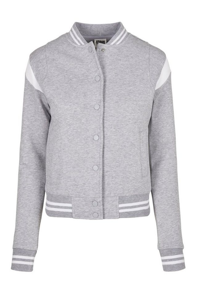 URBAN CLASSICS Collegejacke Urban Classics Damen Ladies Organic Inset College Sweat Jacket (1-St) von URBAN CLASSICS