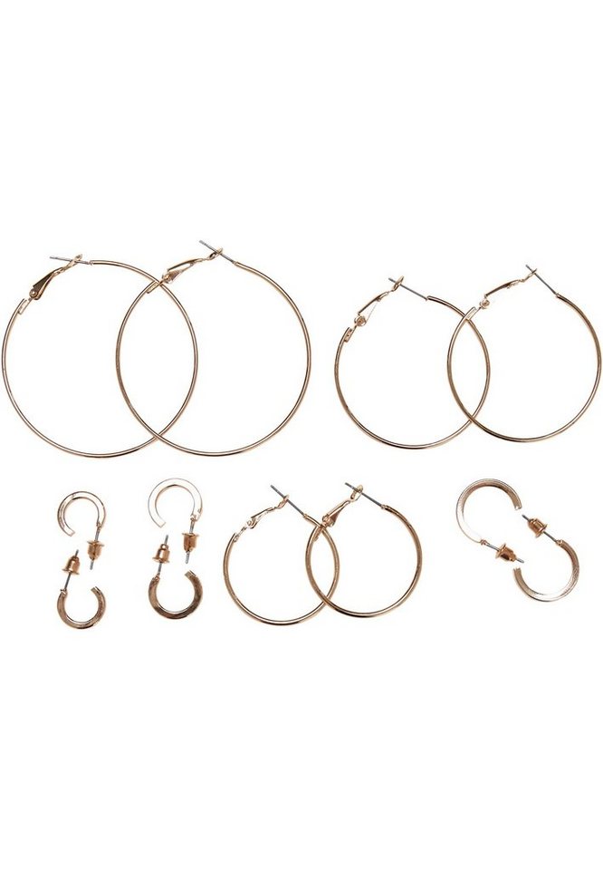 URBAN CLASSICS Creolen-Set Basic Hoop Earrings 6-Pack von URBAN CLASSICS
