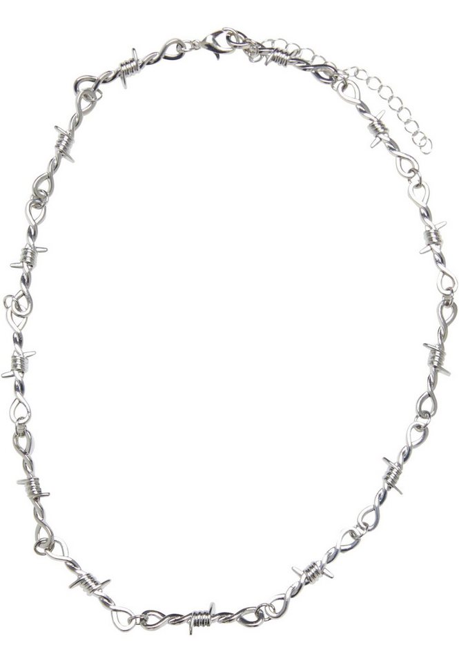 URBAN CLASSICS Edelstahlkette Urban Classics Unisex Barbed Wire Necklace von URBAN CLASSICS