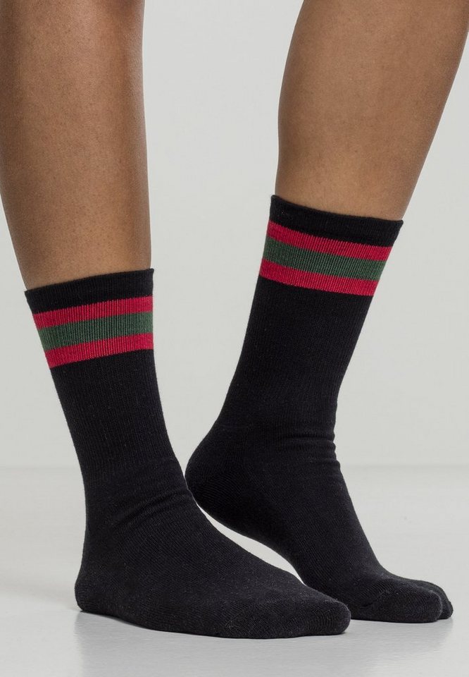 URBAN CLASSICS Freizeitsocken Unisex Stripy Sport Socks 2-Pack (1-Paar) von URBAN CLASSICS