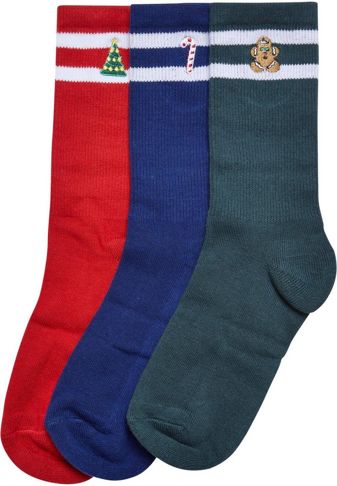 URBAN CLASSICS Freizeitsocken Unisex Christmas Sporty Socks Set (1-Paar) von URBAN CLASSICS