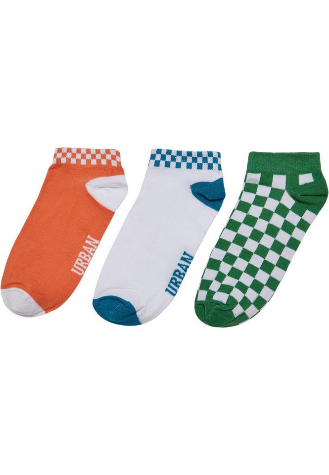 URBAN CLASSICS Strümpfe Urban Classics Unisex Sneaker Socks Checks 3-Pack (1-Paar) von URBAN CLASSICS