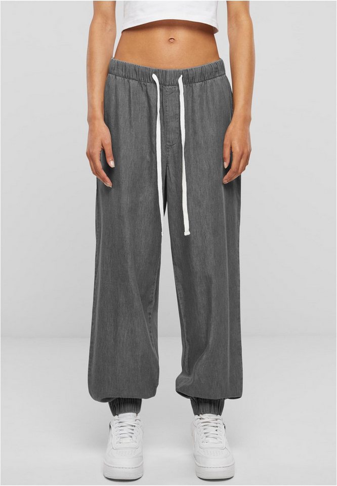 URBAN CLASSICS Funktionshose Ladies Light Denim Jogpants Damen Jogginghose von URBAN CLASSICS