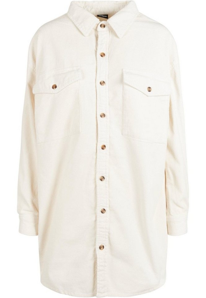 URBAN CLASSICS Hemdbluse Urban Classics Damen Ladies Long Corduroy Overshirt URBAN CLASSICS Hemdbluse Urban Classics Damen Ladies Long Corduroy Overshirt von URBAN CLASSICS