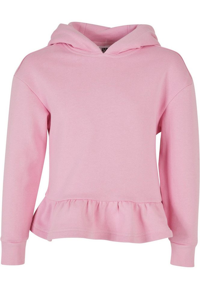 URBAN CLASSICS Kapuzensweatshirt Urban Classics Damen Girls Organic Volants Hoody (1-tlg) von URBAN CLASSICS