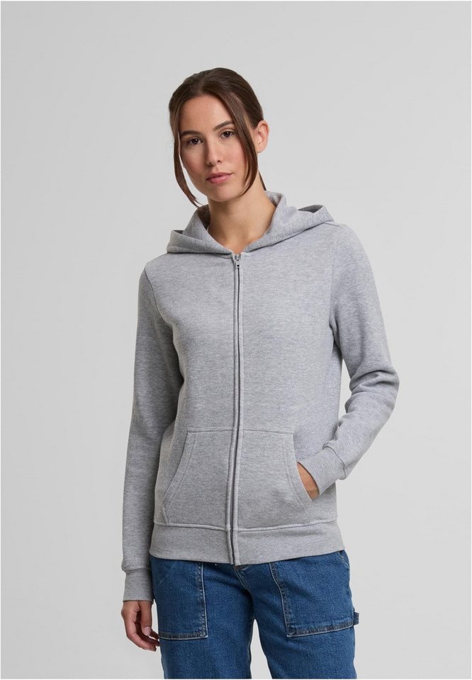 URBAN CLASSICS Hoodie Ladies Basic Essential Zip Hoody von URBAN CLASSICS