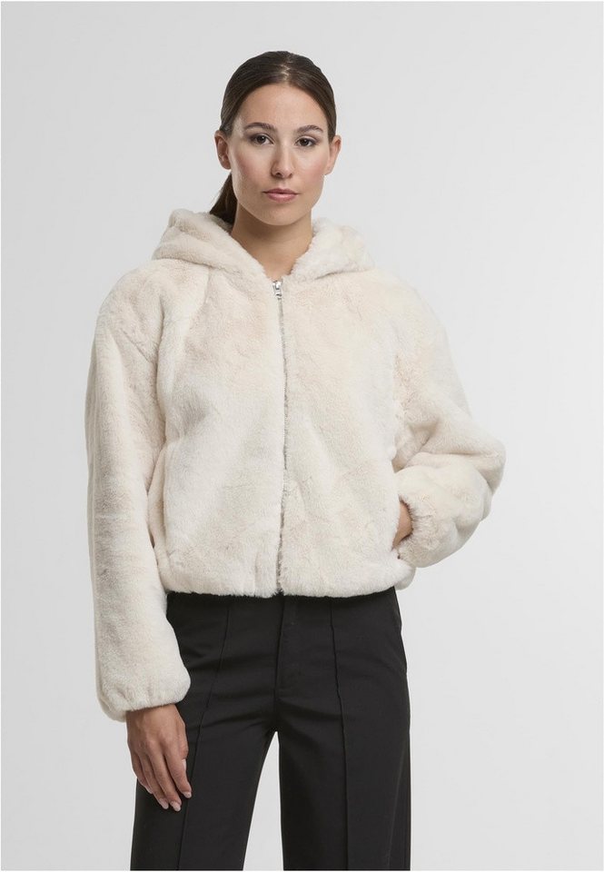URBAN CLASSICS Hoodie Ladies Full Zip Faux Fur Hoodie von URBAN CLASSICS