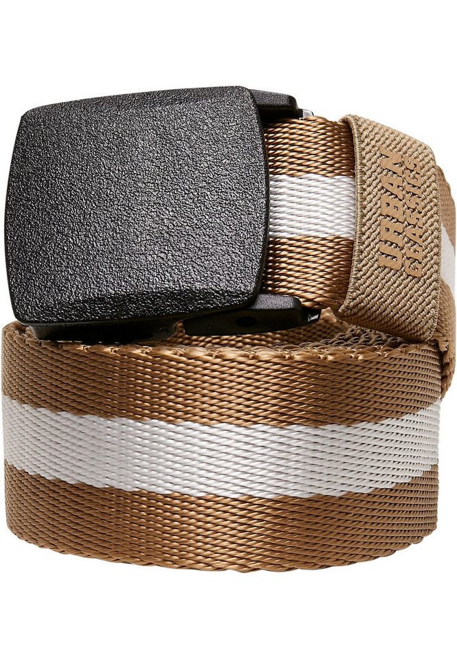 URBAN CLASSICS Hüftgürtel Urban Classics Unisex Centre Stripe Belt von URBAN CLASSICS