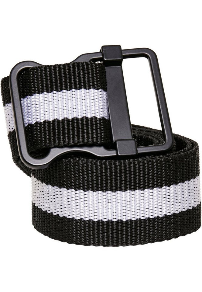 URBAN CLASSICS Hüftgürtel Urban Classics Unisex Easy Belt with Stripes von URBAN CLASSICS