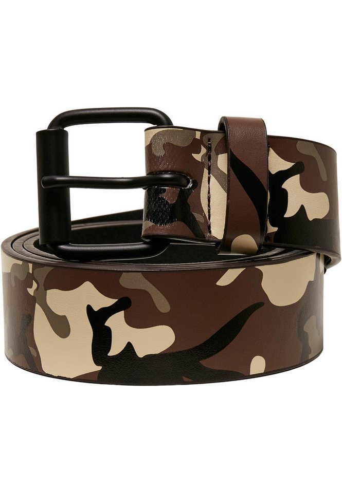 URBAN CLASSICS Hüftgürtel Urban Classics Unisex Synthetic Leather Camo Belt von URBAN CLASSICS
