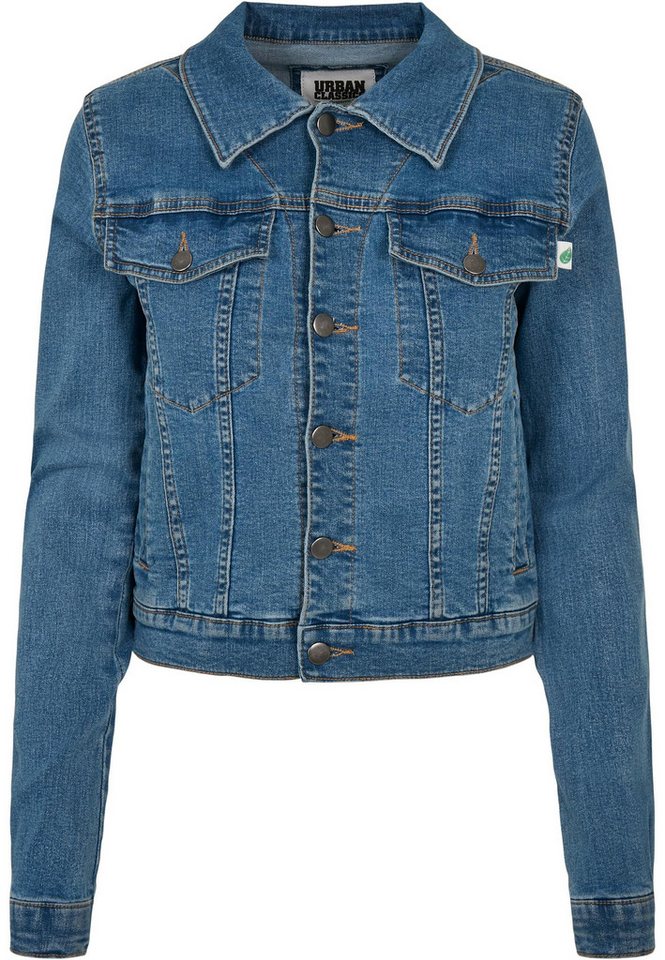 URBAN CLASSICS Jeansjacke Urban Classics Damen Ladies Organic Denim Jacket (1-St) von URBAN CLASSICS