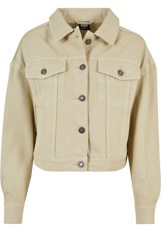 URBAN CLASSICS Jeansjacke Urban Classics Damen Ladies Oversized Colored Denim Jacket (1-St) von URBAN CLASSICS