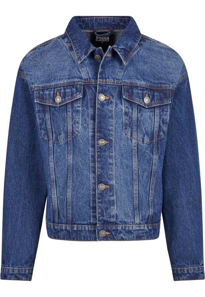 URBAN CLASSICS Jeansjacke Urban Classics Herren Heavy Ounce Boxy Denim Jacket (1-St) von URBAN CLASSICS