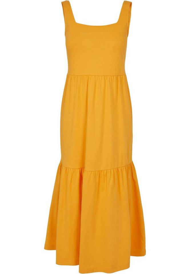 URBAN CLASSICS Shirtkleid Urban Classics Damen Ladies 7/8 Length Valance Summer Dress (1-tlg) von URBAN CLASSICS