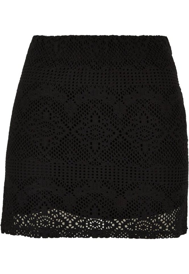 URBAN CLASSICS Jerseyrock Urban Classics Damen Ladies Crochet Lace Mini Skirt (1-tlg) von URBAN CLASSICS