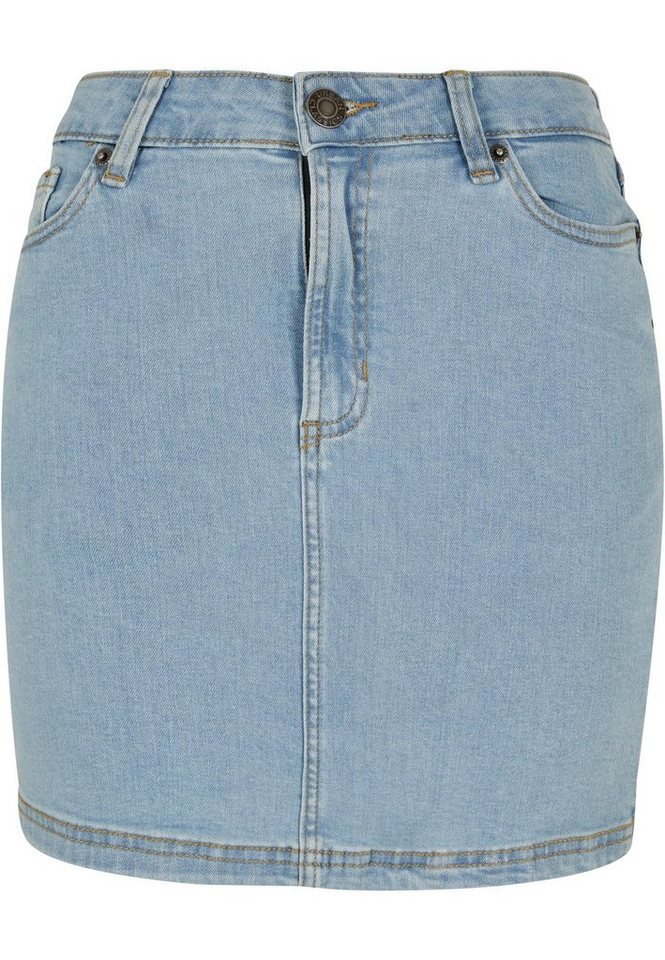 URBAN CLASSICS Jerseyrock Urban Classics Damen Ladies Organic Stretch Denim Mini Skirt (1-tlg) von URBAN CLASSICS