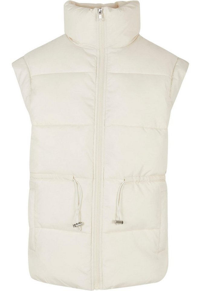 URBAN CLASSICS Jerseyweste Urban Classics Damen Ladies Waisted Puffer Vest (1-tlg) von URBAN CLASSICS