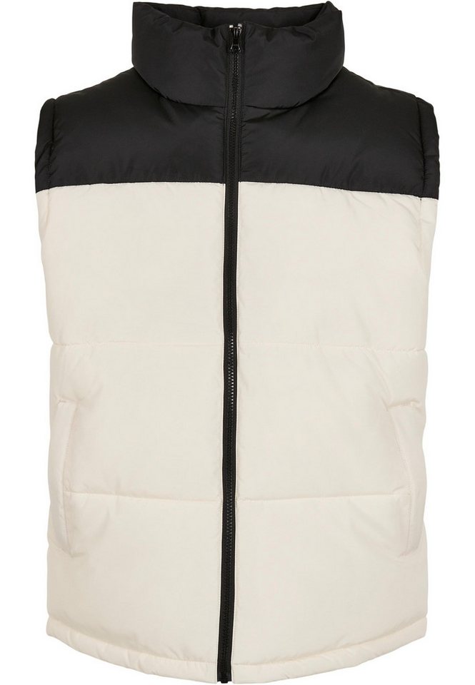 URBAN CLASSICS Jerseyweste Urban Classics Herren Block Puffer Vest (1-tlg) von URBAN CLASSICS