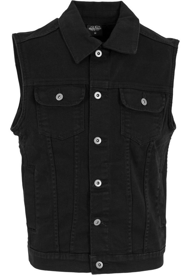 URBAN CLASSICS Jerseyweste Urban Classics Herren Denim Vest (1-tlg) von URBAN CLASSICS