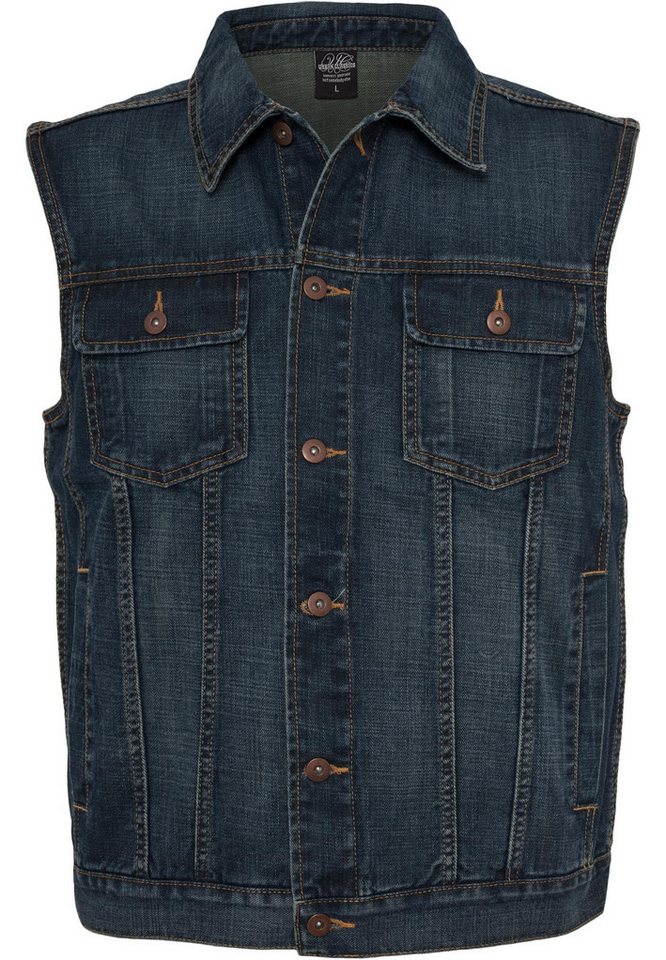 URBAN CLASSICS Jerseyweste Urban Classics Herren Denim Vest von URBAN CLASSICS