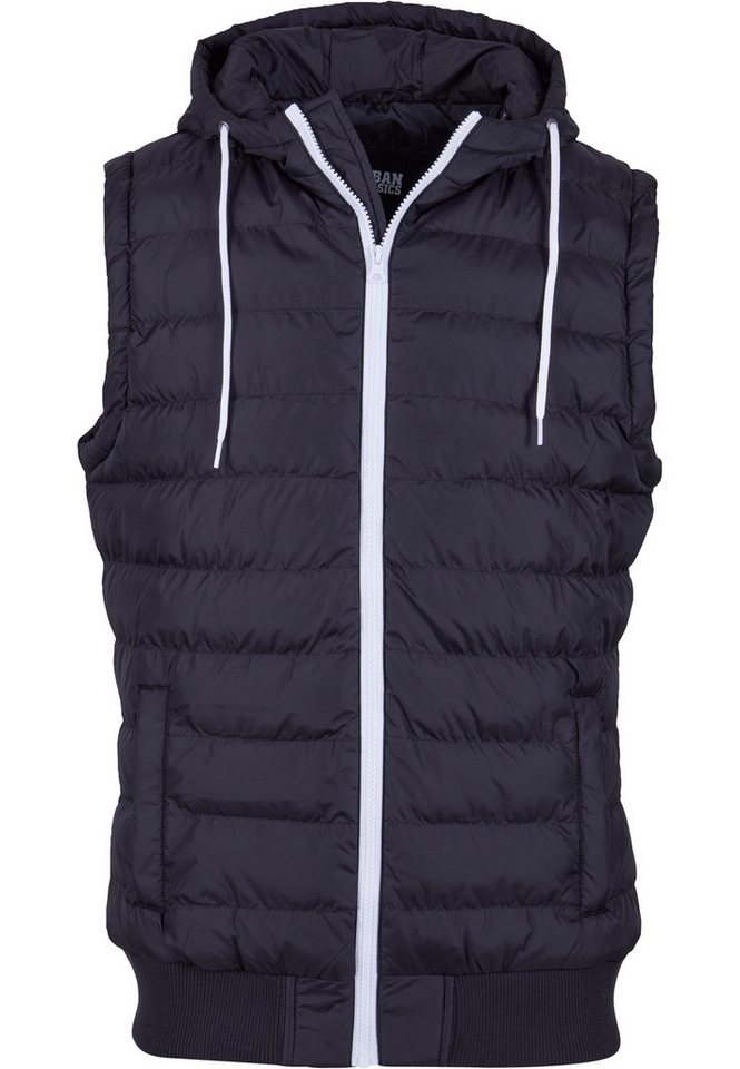 URBAN CLASSICS Jerseyweste Urban Classics Herren Small Bubble Hooded Vest (1-tlg) von URBAN CLASSICS