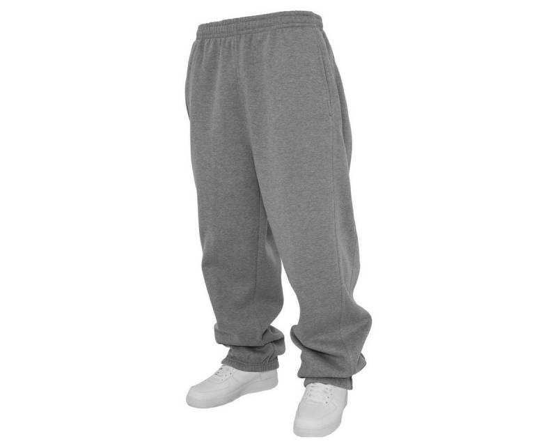 URBAN CLASSICS Jogginghose Jogginghose Herren Übergröße grau Urban Classics von URBAN CLASSICS