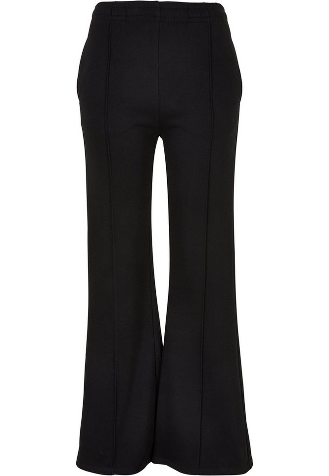 URBAN CLASSICS Jogginghose Urban Classics Damen Ladies Flared Pin Tuck Terry Pants (1-tlg) von URBAN CLASSICS