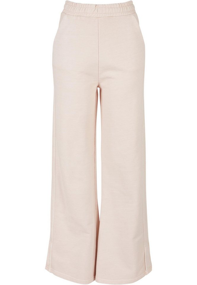URBAN CLASSICS Jogginghose Urban Classics Damen Ladies Heavy Terry Garment Dye Slit Pants (1-tlg) von URBAN CLASSICS