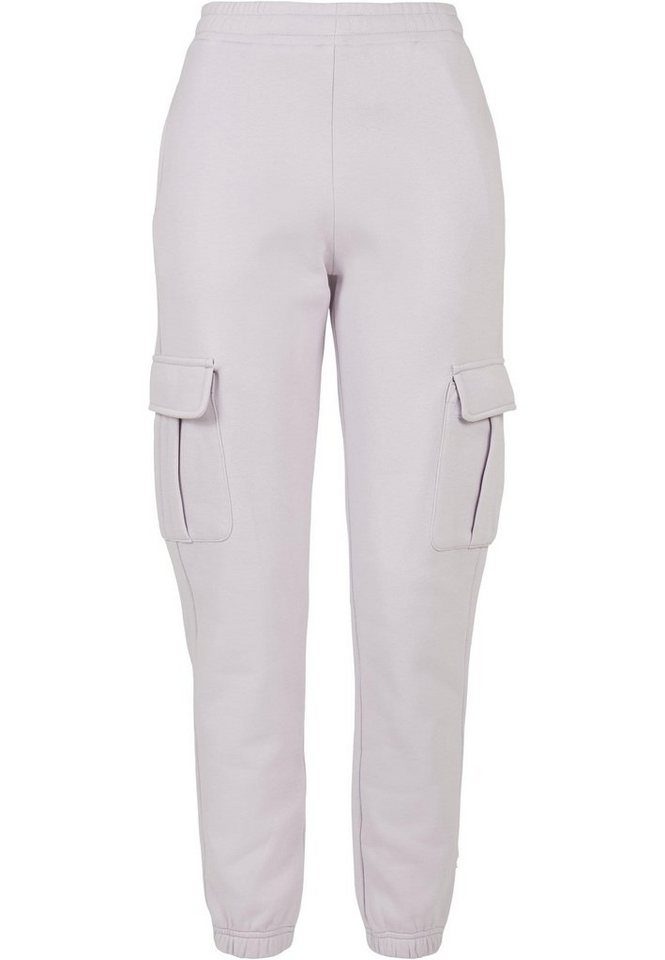 URBAN CLASSICS Jogginghose Urban Classics Damen Ladies High Waist Cargo Sweat Pants (1-tlg) von URBAN CLASSICS