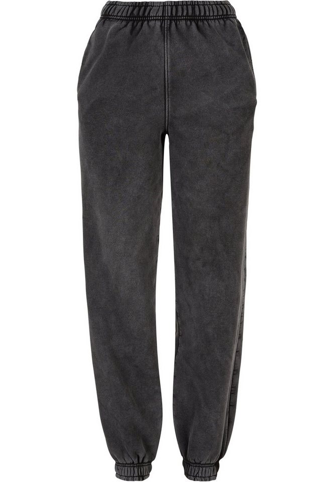 URBAN CLASSICS Jogginghose Urban Classics Damen Ladies High Waist Stone Washed Sweat Pants (1-tlg) von URBAN CLASSICS