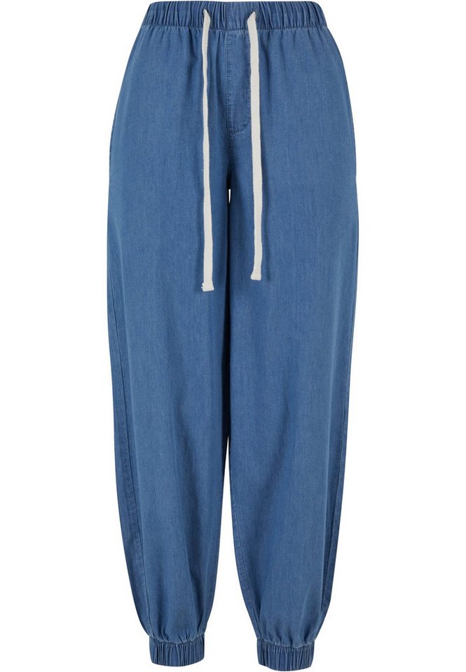URBAN CLASSICS Jogginghose Urban Classics Damen Ladies Light Denim Jogpants (1-tlg) von URBAN CLASSICS