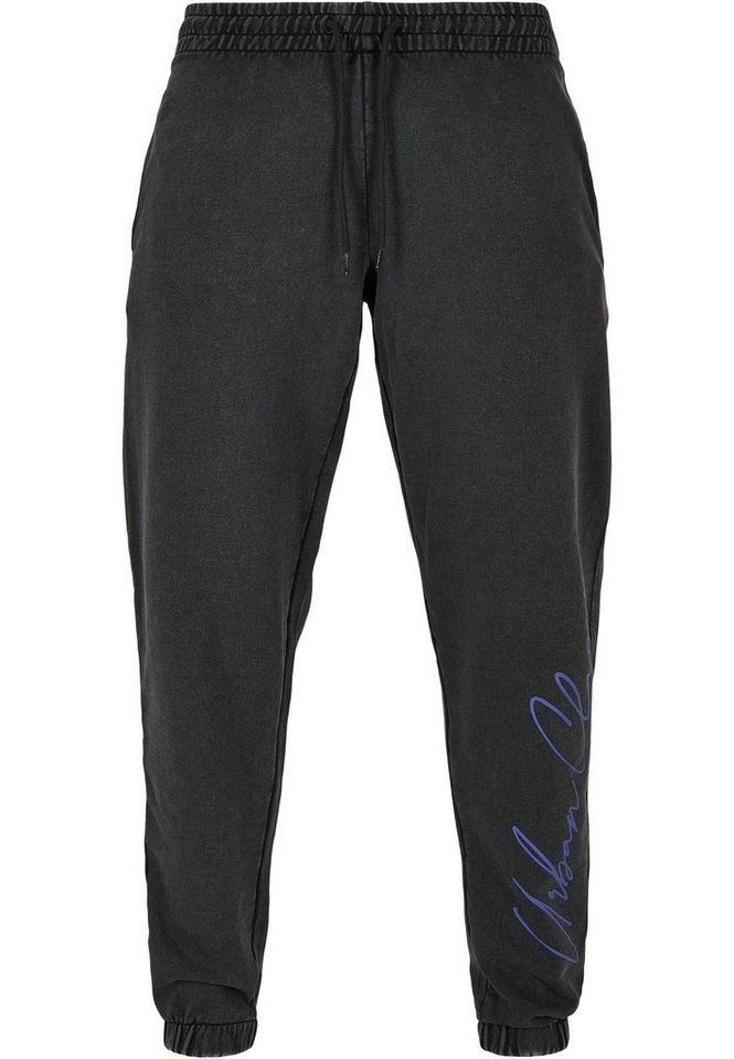 URBAN CLASSICS Jogginghose Urban Classics Herren Script Logo Sweatpants (1-tlg) von URBAN CLASSICS