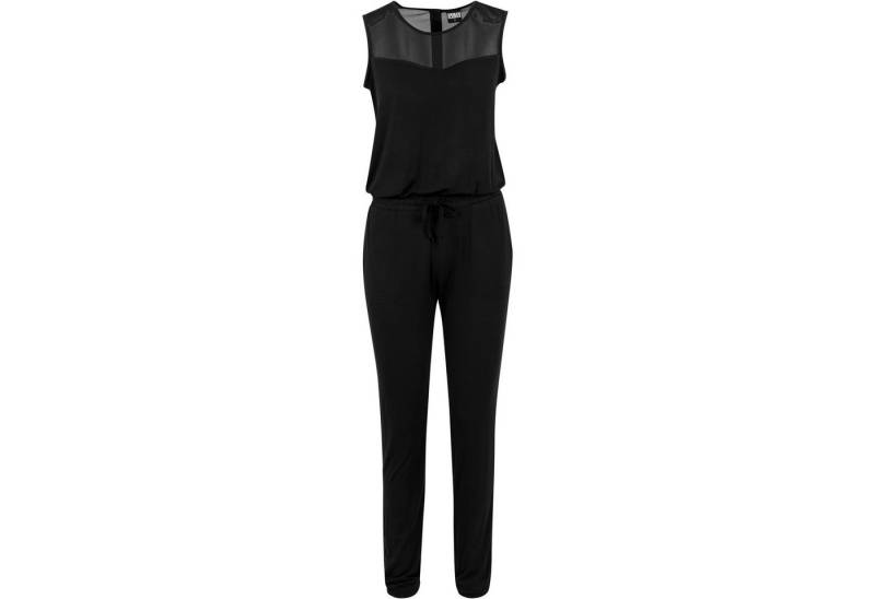 URBAN CLASSICS Jumpsuit Urban Classics Damen Ladies Tech Mesh Long Jumpsuit von URBAN CLASSICS