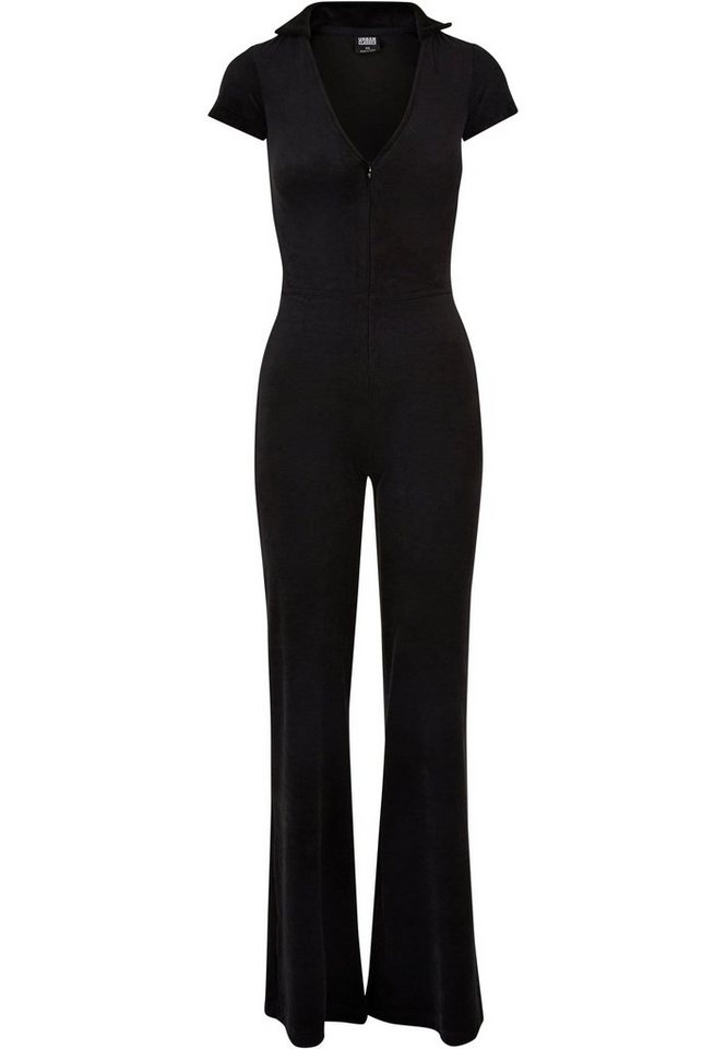 URBAN CLASSICS Jumpsuit Urban Classics Damen Ladies Velvet Jumpsuit (1-tlg) von URBAN CLASSICS