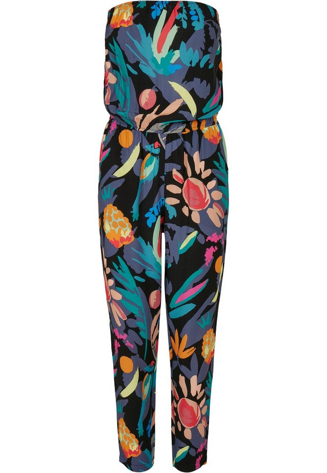 URBAN CLASSICS Jumpsuit Urban Classics Damen Ladies Viscose Bandeau Jumpsuit (1-tlg) von URBAN CLASSICS