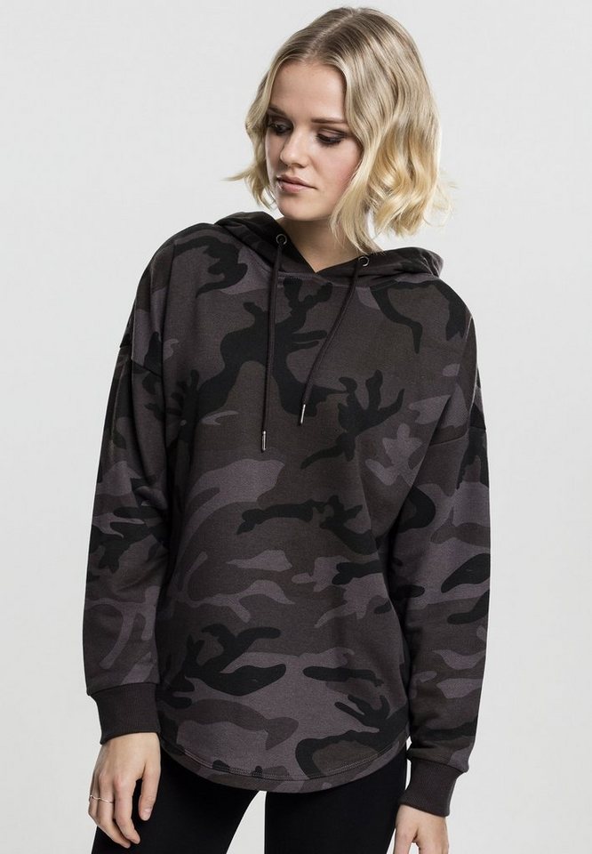 URBAN CLASSICS Kapuzenpullover Damen Ladies Oversized Camo Hoody (1-tlg) von URBAN CLASSICS