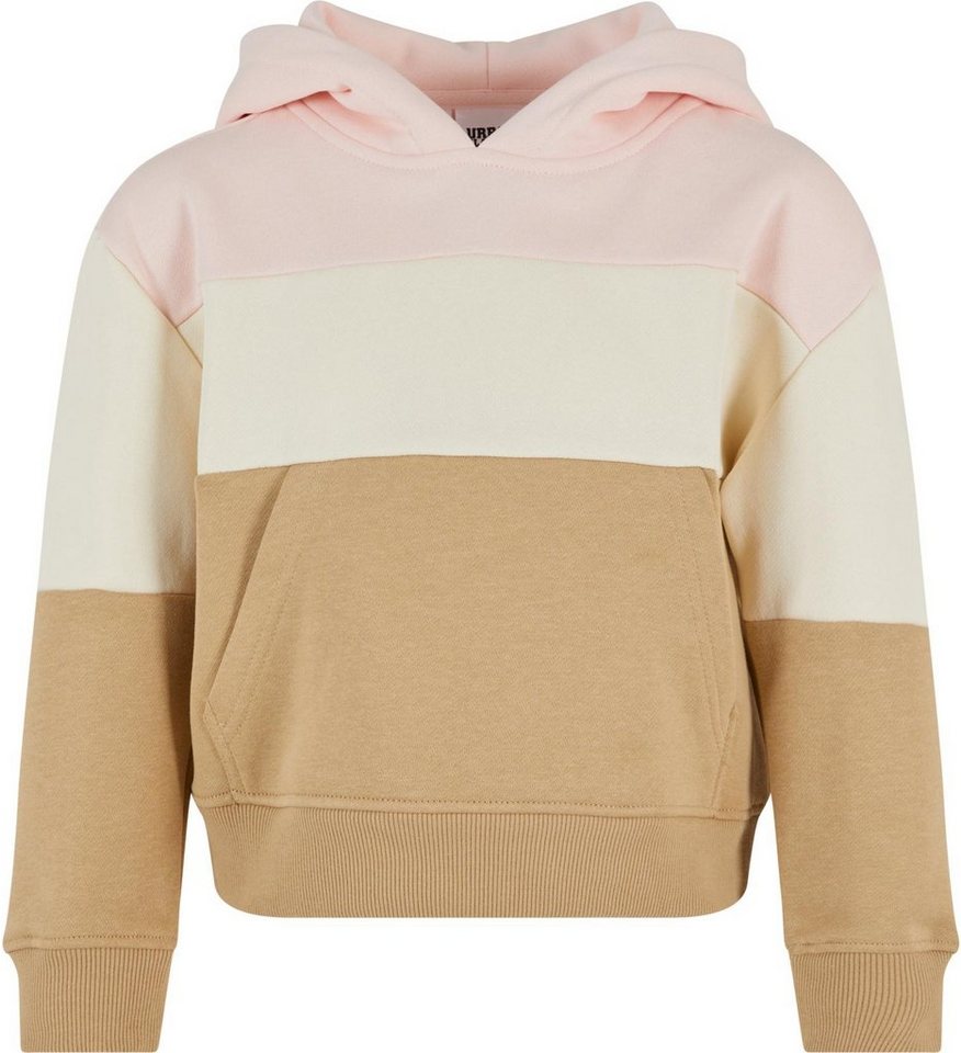 URBAN CLASSICS Kapuzenpullover Girls Oversized 3-Tone Hoody Kapuzenpulli Mädchen von URBAN CLASSICS