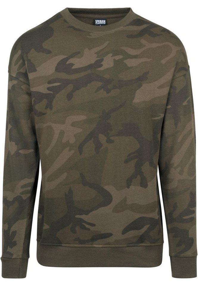 URBAN CLASSICS Rundhalspullover Urban Classics Herren Camo Crewneck (1-tlg) von URBAN CLASSICS