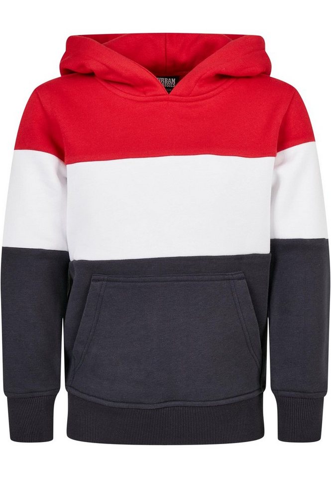 URBAN CLASSICS Hoodie Urban Classics Herren Boys 3-Tone Hoody (1-tlg) von URBAN CLASSICS