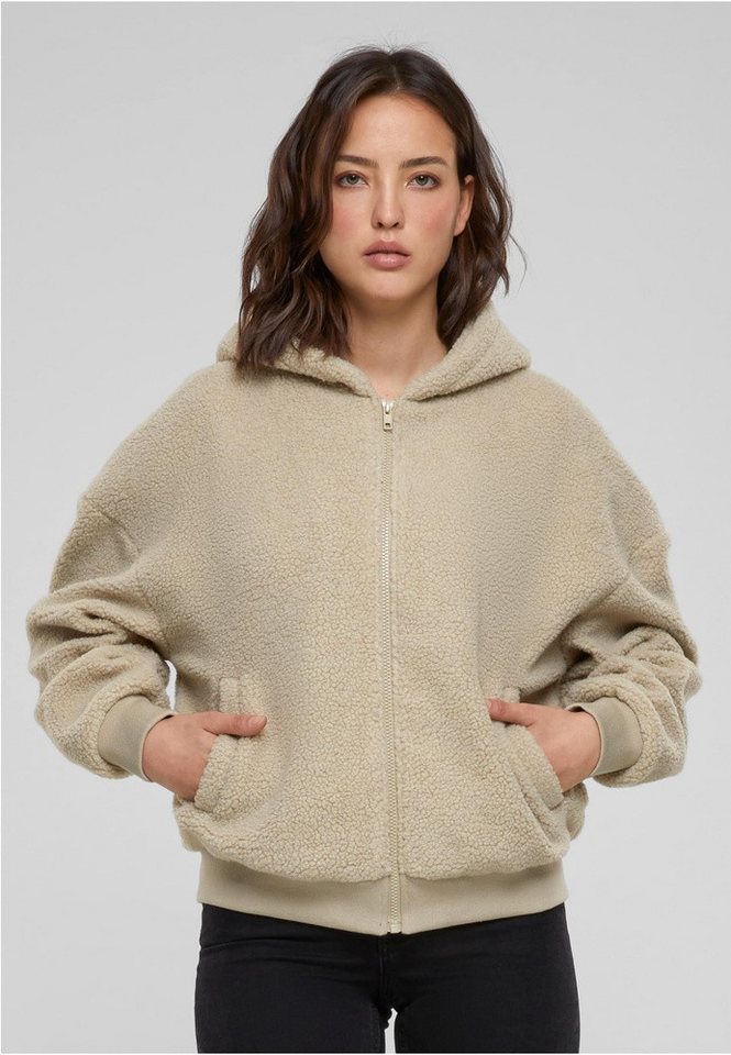 URBAN CLASSICS Kapuzenpullover Ladies Oversized Sherpa Zip Hoody von URBAN CLASSICS
