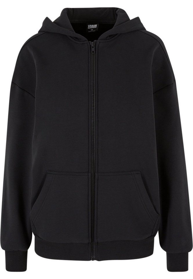 URBAN CLASSICS Kapuzenpullover Urban Classics Damen Ladies Cozy Oversized Zip Hoody (1-tlg) von URBAN CLASSICS