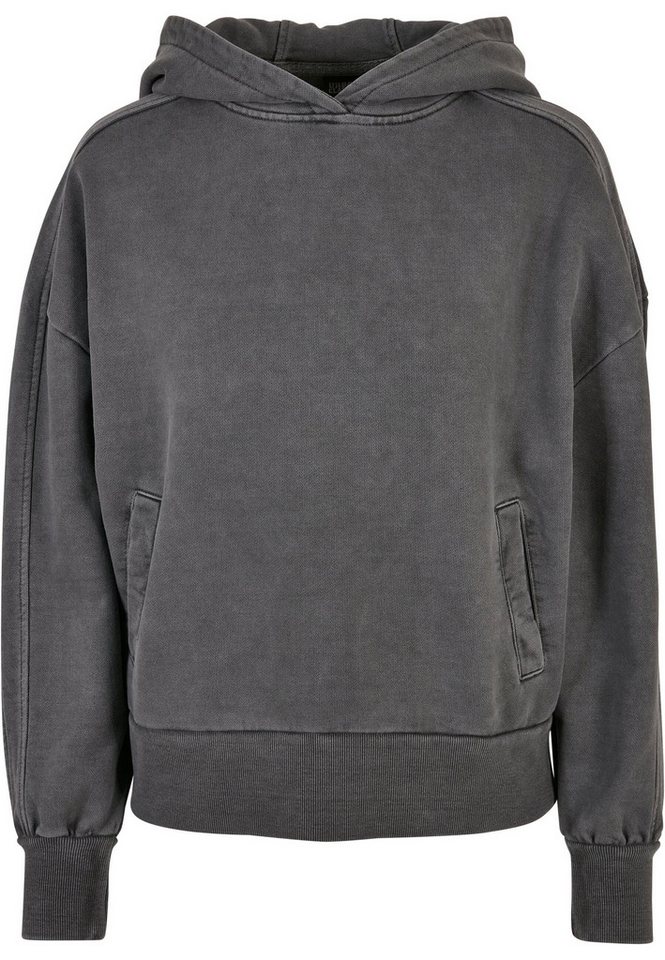 URBAN CLASSICS Kapuzenpullover Urban Classics Damen Ladies Heavy Terry Garment Dye Hoody (1-tlg) von URBAN CLASSICS