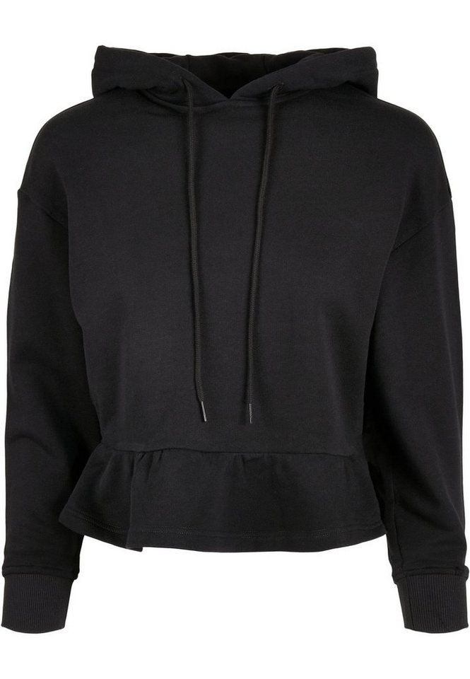 URBAN CLASSICS Kapuzenpullover Urban Classics Damen Ladies Organic Volants Hoody (1-tlg) von URBAN CLASSICS