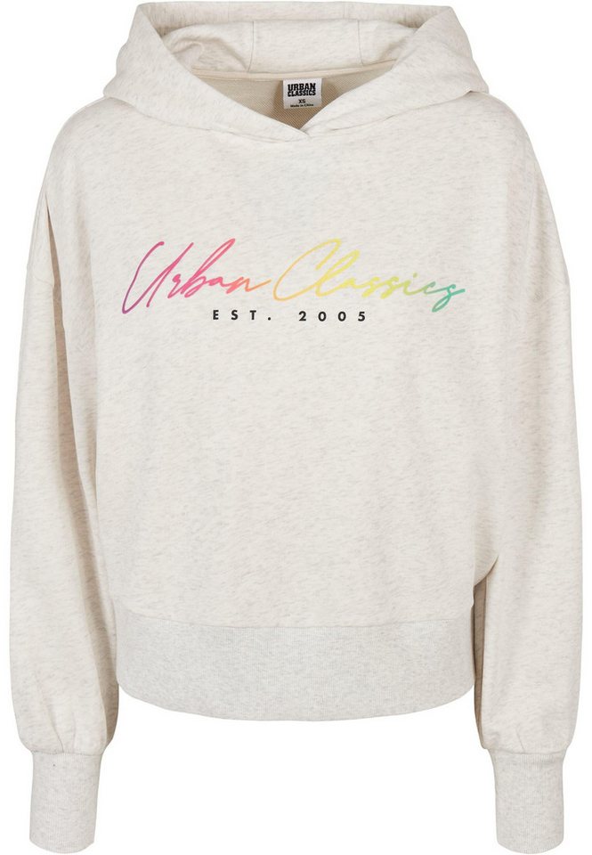 URBAN CLASSICS Kapuzenpullover Urban Classics Damen Ladies Oversized Rainbow Hoody (1-tlg) von URBAN CLASSICS