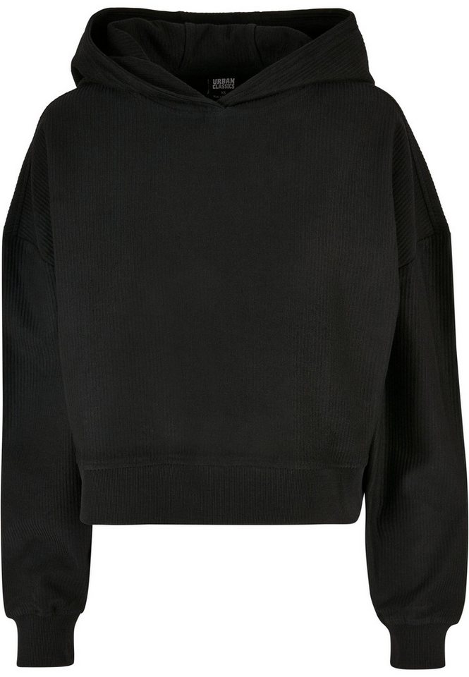 URBAN CLASSICS Kapuzenpullover Urban Classics Damen Ladies Oversized Short Rib Hoody (1-tlg) von URBAN CLASSICS