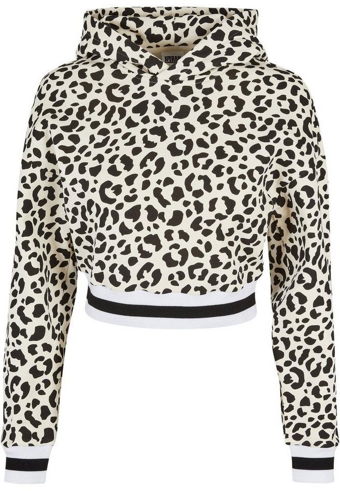 URBAN CLASSICS Kapuzenpullover Urban Classics Damen Ladies Short AOP College Hoody (1-tlg) von URBAN CLASSICS