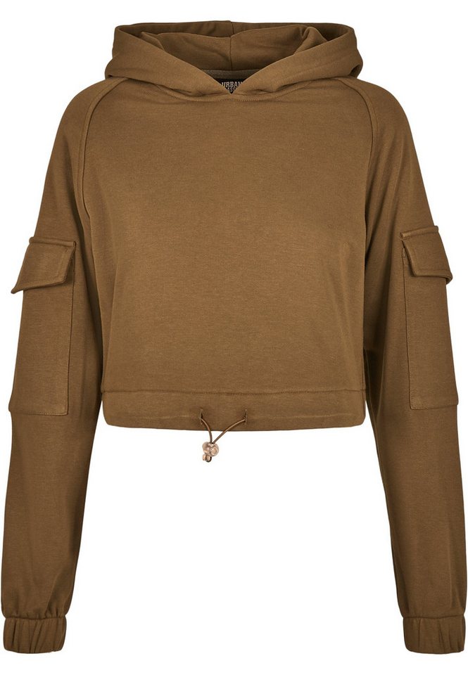 URBAN CLASSICS Kapuzenpullover Urban Classics Damen Ladies Short Worker Hoody (1-tlg) von URBAN CLASSICS